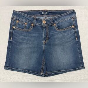 Seven7 Women’s Mid Rise Denim Shorts